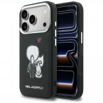 Husa Karl Lagerfeld Karl and Choupette Back Logo cu MagSafe compatibila cu iPhone 17 Pro Max, Negru 4 - lerato.ro