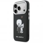 Husa Karl Lagerfeld Karl and Choupette Back Logo cu MagSafe compatibila cu iPhone 17 Pro Max, Negru 3 - lerato.ro