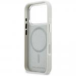 Husa Karl Lagerfeld Croco KL Script Logo cu MagSafe compatibila cu iPhone 17 Pro, Silver 8 - lerato.ro