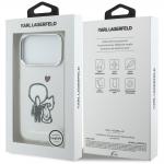 Husa Karl Lagerfeld Karl and Choupette Back cu MagSafe compatibila cu iPhone 17 Pro, Transparent 9 - lerato.ro