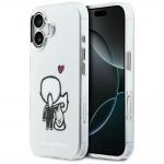 Carcasa Karl Lagerfeld Karl and Choupette Back cu MagSafe compatibila cu iPhone 17, Transparent 4 - lerato.ro
