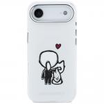 Carcasa Karl Lagerfeld Karl and Choupette Back cu MagSafe compatibila cu iPhone 17 Air, Transparent 2 - lerato.ro