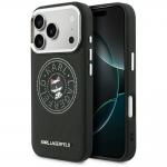 Husa Karl Lagerfeld Point and Choupette Sketch cu MagSafe compatibila cu iPhone 17 Pro, Negru 4 - lerato.ro