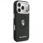 Husa Karl Lagerfeld Point and Choupette Sketch cu MagSafe compatibila cu iPhone 17 Pro, Negru 5 - lerato.ro