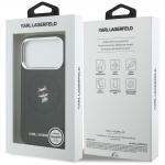 Husa Karl Lagerfeld Point and Choupette Sketch cu MagSafe compatibila cu iPhone 17 Pro, Negru 9 - lerato.ro
