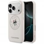 Husa Karl Lagerfeld Point and Choupette Sketch cu MagSafe compatibila cu iPhone 17 Pro Max, Roz 4 - lerato.ro