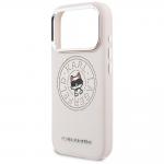 Husa Karl Lagerfeld Point and Choupette Sketch cu MagSafe compatibila cu iPhone 17 Pro Max, Roz 7 - lerato.ro