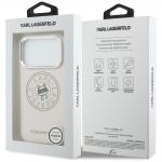 Husa Karl Lagerfeld Point and Choupette Sketch cu MagSafe compatibila cu iPhone 17 Pro, Roz 9 - lerato.ro