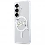 Husa Karl Lagerfeld IML KC Script cu MagSafe compatibila cu Samsung Galaxy S26 Plus, Transparent 3 - lerato.ro