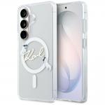 Husa Karl Lagerfeld IML KC Script cu MagSafe compatibila cu Samsung Galaxy S26, Transparent 4 - lerato.ro