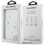 Husa Karl Lagerfeld IML KC Script cu MagSafe compatibila cu Samsung Galaxy S26, Transparent 9 - lerato.ro