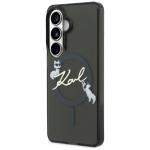 Husa Karl Lagerfeld IML KC Script cu MagSafe compatibila cu Samsung Galaxy S26 Plus, Negru 3 - lerato.ro