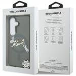 Husa Karl Lagerfeld IML KC Script cu MagSafe compatibila cu Samsung Galaxy S26 Plus, Negru 9 - lerato.ro
