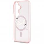 Husa Karl Lagerfeld IML KC Script cu MagSafe compatibila cu Samsung Galaxy S26, Roz 7 - lerato.ro