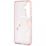 Husa Karl Lagerfeld IML KC Script cu MagSafe compatibila cu Samsung Galaxy S26, Roz 8 - lerato.ro