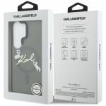 Husa Karl Lagerfeld IML KC Script cu MagSafe compatibila cu Samsung Galaxy S26 Ultra, Negru 9 - lerato.ro