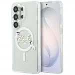 Husa Karl Lagerfeld IML KC Script cu MagSafe compatibila cu Samsung Galaxy S26 Ultra, Transparent 4 - lerato.ro