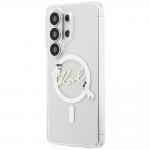 Husa Karl Lagerfeld IML KC Script cu MagSafe compatibila cu Samsung Galaxy S26 Ultra, Transparent 3 - lerato.ro