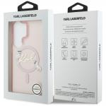 Husa Karl Lagerfeld IML KC Script cu MagSafe compatibila cu Samsung Galaxy S26 Ultra, Roz 9 - lerato.ro