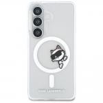 Husa Karl Lagerfeld IML Peekaboo Choupette cu MagSafe compatibila cu Samsung Galaxy S26 Plus, Transparent 2 - lerato.ro