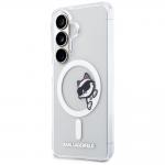 Husa Karl Lagerfeld IML Peekaboo Choupette cu MagSafe compatibila cu Samsung Galaxy S26, Transparent 3 - lerato.ro