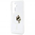 Husa Karl Lagerfeld IML Peekaboo Choupette cu MagSafe compatibila cu Samsung Galaxy S26, Transparent 7 - lerato.ro