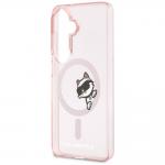 Husa Karl Lagerfeld IML Peekaboo Choupette cu MagSafe compatibila cu Samsung Galaxy S26, Roz 7 - lerato.ro