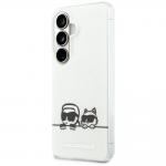 Husa Karl Lagerfeld IML Peekaboo Karl and Choupette cu MagSafe compatibila cu Samsung Galaxy S26 Plus, Transparent 3 - lerato.ro
