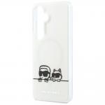Husa Karl Lagerfeld IML Peekaboo Karl and Choupette cu MagSafe compatibila cu Samsung Galaxy S26 Plus, Transparent 6 - lerato.ro