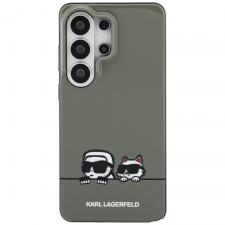 Husa Karl Lagerfeld IML Peekaboo Karl and Choupette cu MagSafe compatibila cu Samsung Galaxy S26 Ultra, Negru