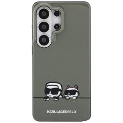 Husa Karl Lagerfeld IML Peekaboo Karl and Choupette cu MagSafe compatibila cu Samsung Galaxy S26 Ultra, Negru