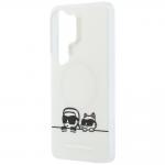 Husa Karl Lagerfeld IML Peekaboo Karl and Choupette cu MagSafe compatibila cu Samsung Galaxy S26 Ultra, Alb 7 - lerato.ro