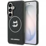 Husa Karl Lagerfeld IML Repeated Choupette cu MagSafe compatibila cu Samsung Galaxy S26, Negru 4 - lerato.ro