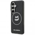 Husa Karl Lagerfeld IML Repeated Choupette cu MagSafe compatibila cu Samsung Galaxy S26, Negru 3 - lerato.ro