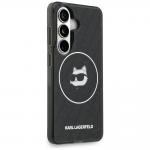 Husa Karl Lagerfeld IML Repeated Choupette cu MagSafe compatibila cu Samsung Galaxy S26, Negru 5 - lerato.ro
