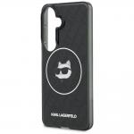 Husa Karl Lagerfeld IML Repeated Choupette cu MagSafe compatibila cu Samsung Galaxy S26, Negru 7 - lerato.ro