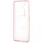 Husa Karl Lagerfeld IML Repeated Choupette cu MagSafe compatibila cu Samsung Galaxy S26, Roz 8 - lerato.ro