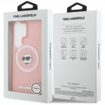Husa Karl Lagerfeld IML Repeated Choupette cu MagSafe compatibila cu Samsung Galaxy S26 Ultra, Roz 9 - lerato.ro