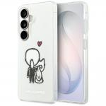 Husa Karl Lagerfeld IML Karl and Choupette cu MagSafe compatibila cu Samsung Galaxy S26, Transparent 4 - lerato.ro