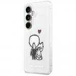 Husa Karl Lagerfeld IML Karl and Choupette cu MagSafe compatibila cu Samsung Galaxy S26, Transparent 3 - lerato.ro