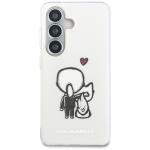 Husa Karl Lagerfeld IML Karl and Choupette cu MagSafe compatibila cu Samsung Galaxy S26, Transparent 2 - lerato.ro