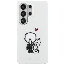 Husa Karl Lagerfeld IML Karl and Choupette cu MagSafe compatibila cu Samsung Galaxy S26 Ultra, Transparent