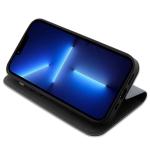 Husa flip cover Karl Lagerfeld Saffiano Karl and Choupette compatibila cu iPhone 14 Pro Max, Silver 7 - lerato.ro