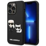 Husa Karl Lagerfeld Karl and Choupette Ikonik 3D compatibila cu iPhone 14 Pro Max, Negru 4 - lerato.ro