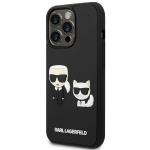 Husa Karl Lagerfeld Karl and Choupette Ikonik 3D compatibila cu iPhone 14 Pro Max, Negru 3 - lerato.ro