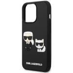Husa Karl Lagerfeld Karl and Choupette Ikonik 3D compatibila cu iPhone 14 Pro Max, Negru 7 - lerato.ro
