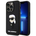 Husa Karl Lagerfeld Rubber Ikonik 3D compatibila cu iPhone 14 Pro Max, Negru 4 - lerato.ro