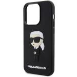 Husa Karl Lagerfeld Rubber Ikonik 3D compatibila cu iPhone 14 Pro Max, Negru 7 - lerato.ro