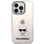 Carcasa Karl Lagerfeld Choupette Body compatibila cu iPhone 14 Pro Max, Roz / Transparent 2 - lerato.ro