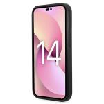 Husa Karl Lagerfeld Glitter Plaque Logo compatibila cu iPhone 14 Pro, Silver 6 - lerato.ro